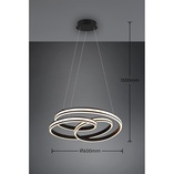 Lampa wisząca LED Yara | Trio - Nowoczesne Oświetlenie