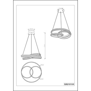 Lampa wisząca LED Yara | Trio - Nowoczesne Oświetlenie