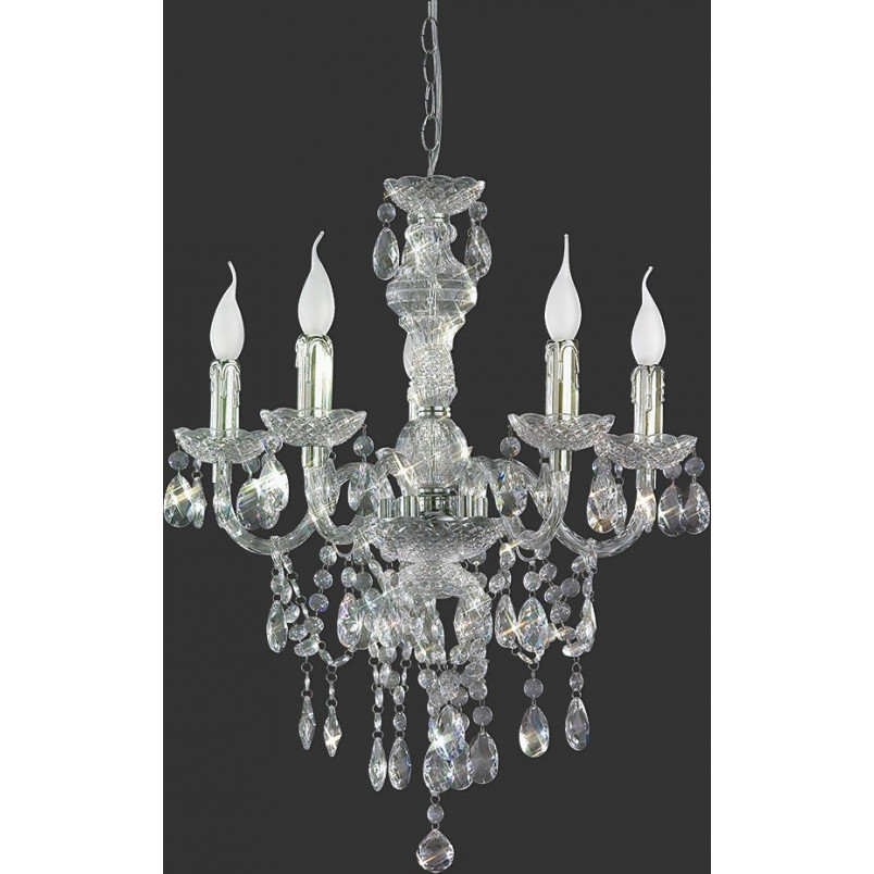 Żyrandol Lustre 52cm - Kryształowy Blask | Reality