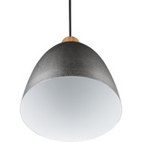Lampa wisząca loft Reality Jagger | Srebrna z drewnem - Kup teraz!
