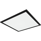 Plafon LED czarny kwadratowy 45cm Reality - Oświetlenie