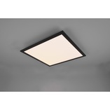 Plafon LED czarny kwadratowy 45cm Reality - Oświetlenie