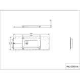 Plafon LED Alpha 80cm Czarny | Reality - Oświetlenie