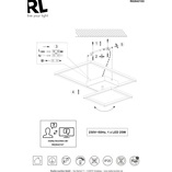 Plafon LED Padella 64cm biały Reality - Nowoczesne oświetlenie
