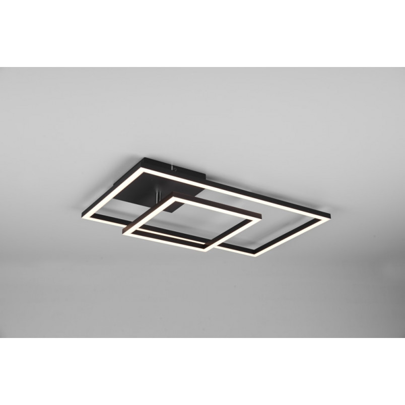Plafon LED czarny Reality Padella 64cm - Nowoczesne oświetlenie