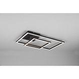 Plafon LED czarny Reality Padella 64cm - Nowoczesne oświetlenie