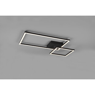 Plafon LED czarny Reality Padella 64cm - Nowoczesne oświetlenie