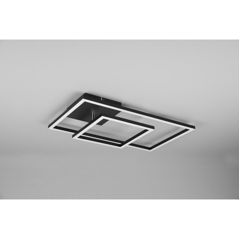 Plafon LED czarny Reality Padella 64cm - Nowoczesne oświetlenie