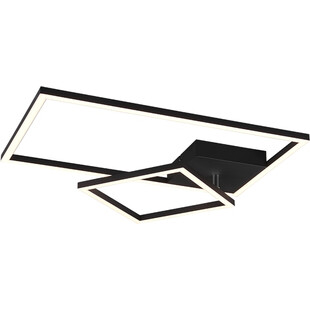 Plafon LED czarny Reality Padella 64cm - Nowoczesne oświetlenie