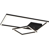 Plafon LED czarny Reality Padella 64cm - Nowoczesne oświetlenie