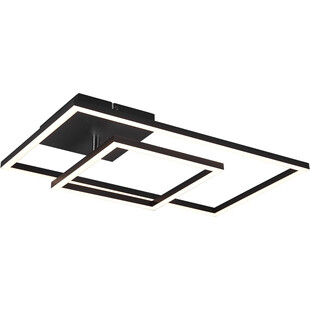 Plafon LED czarny Reality Padella 64cm - Nowoczesne oświetlenie