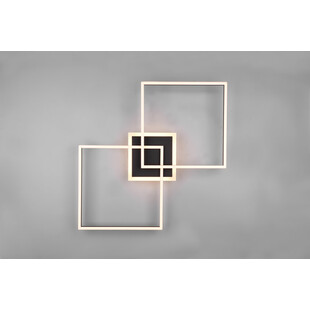 Plafon nowoczesny Arribo LED 61cm czarny Reality
