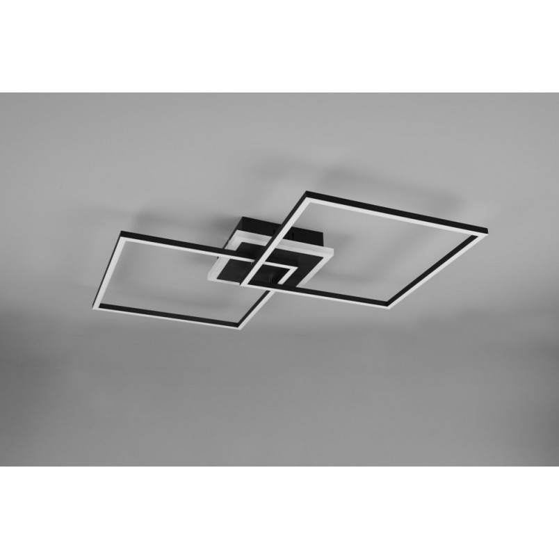 Plafon LED czarny Reality Arribo 61cm - Nowoczesne oświetlenie