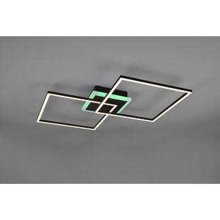 Plafon LED czarny Reality Arribo 61cm - Nowoczesne oświetlenie