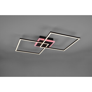Plafon LED czarny Reality Arribo 61cm - Nowoczesne oświetlenie