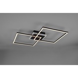 Plafon LED czarny Reality Arribo 61cm - Nowoczesne oświetlenie