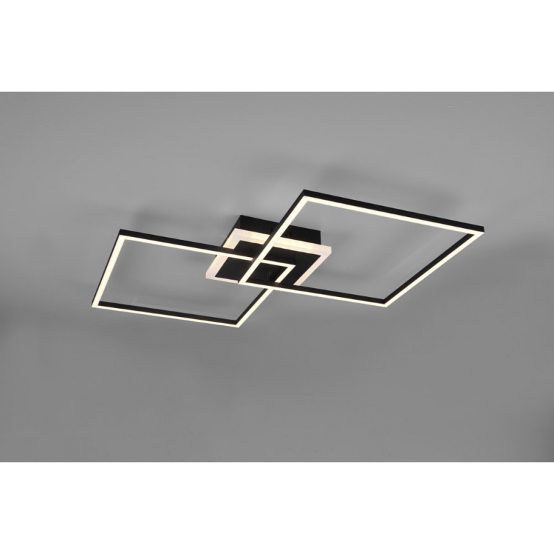 Plafon LED czarny Reality Arribo 61cm - Nowoczesne oświetlenie