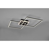 Plafon LED czarny Reality Arribo 61cm - Nowoczesne oświetlenie