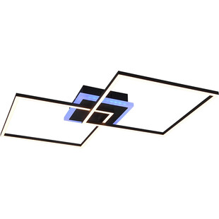 Plafon LED czarny Reality Arribo 61cm - Nowoczesne oświetlenie