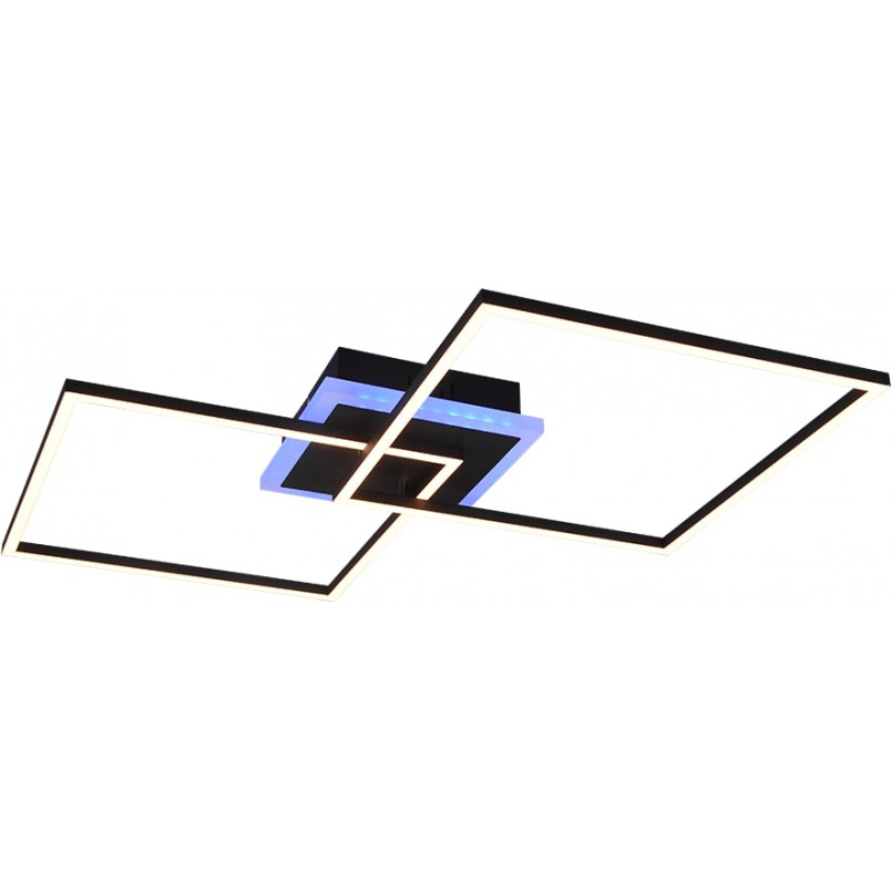 Plafon LED czarny Reality Arribo 61cm - Nowoczesne oświetlenie