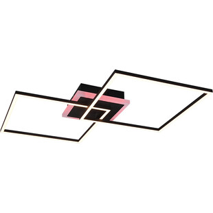 Plafon LED czarny Reality Arribo 61cm - Nowoczesne oświetlenie