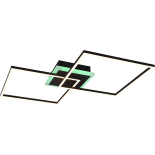Plafon LED czarny Reality Arribo 61cm - Nowoczesne oświetlenie