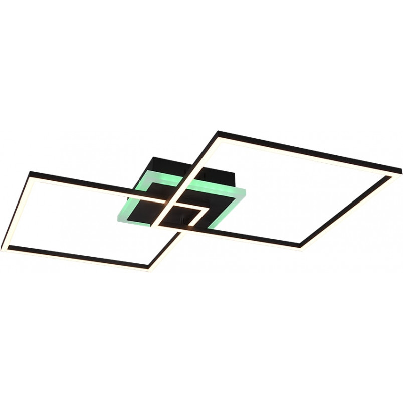 Plafon LED czarny Reality Arribo 61cm - Nowoczesne oświetlenie