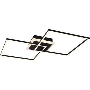 Plafon LED czarny Reality Arribo 61cm - Nowoczesne oświetlenie