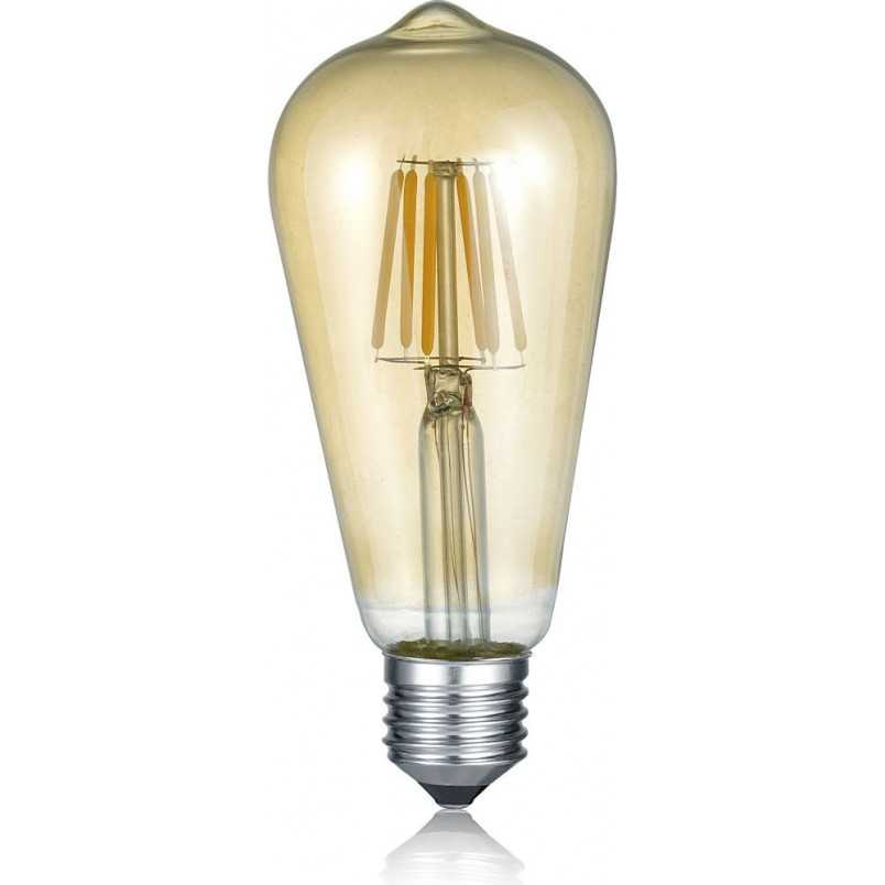 Żarówka Trio Tłok E27 6W LED Bursztynowa - Oświetlenie