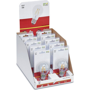 Żarówka dekoracyjna Globe E27 4,5W LED Przezroczysta marki marki Trio