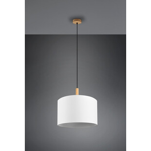 Lampa wisząca Korba biała Trio | Skandynawska elegancja