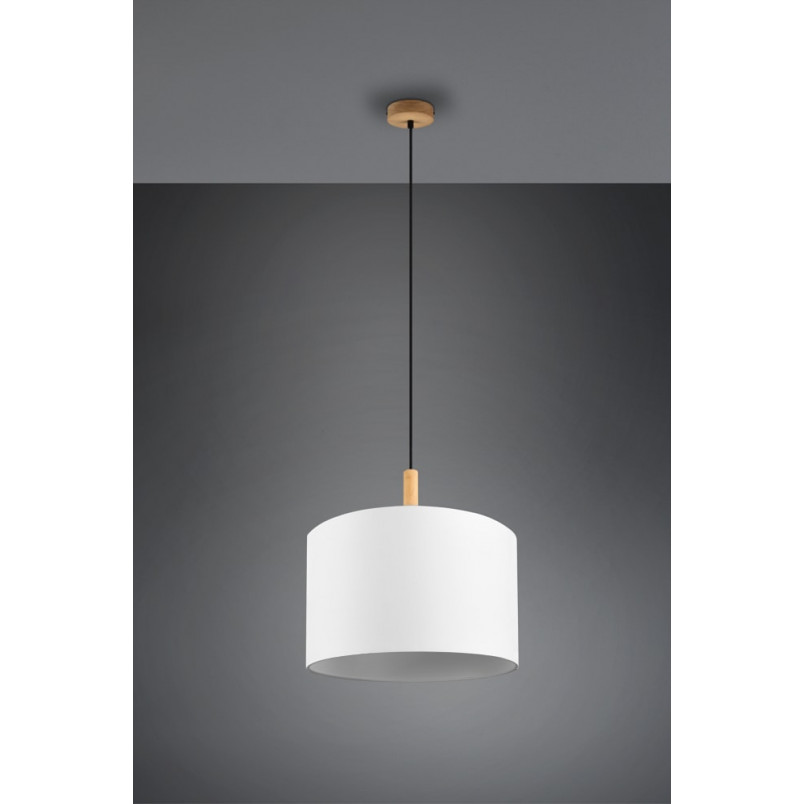 Lampa wisząca Korba biała Trio | Skandynawska elegancja