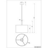 Lampa wisząca Korba biała Trio | Skandynawska elegancja
