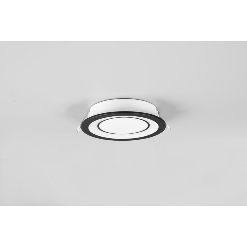 Lampa spot Trio Core 14cm czarna - Nowoczesne oświetlenie