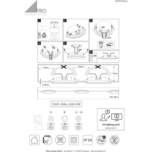 Lampa spot Trio Core 14cm czarna - Nowoczesne oświetlenie