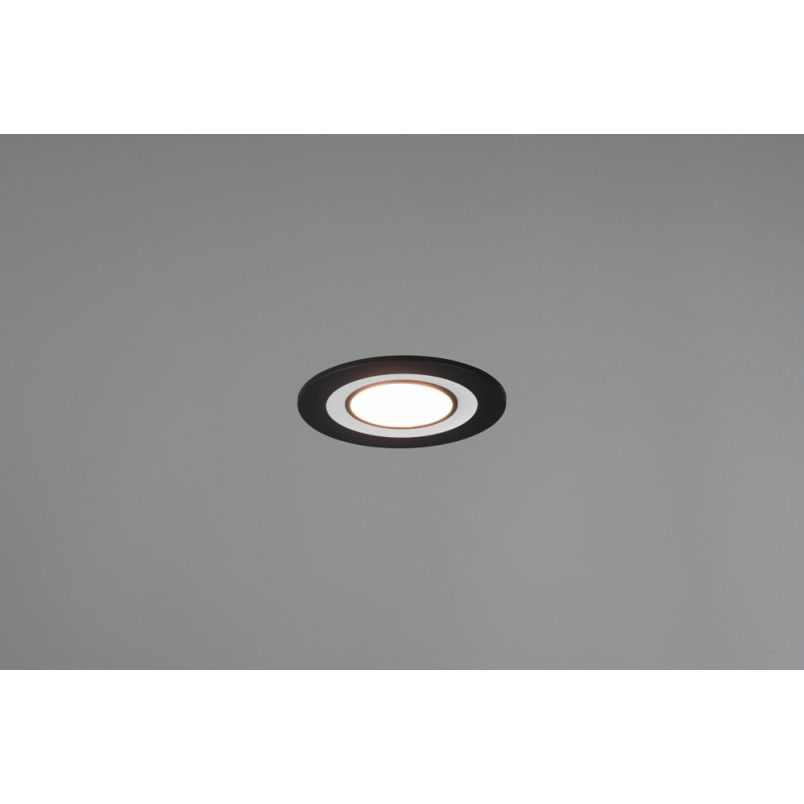 Lampa spot Trio Core 8cm czarna - nowoczesne oświetlenie