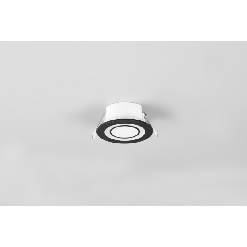 Lampa spot Trio Core 8cm czarna - nowoczesne oświetlenie