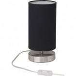 Lampa stołowa czarna Brilliant Clarie | Elegancki design