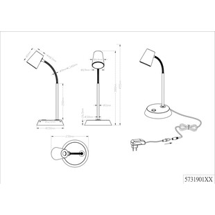 Lampa biurkowa Narcos LED - Nowoczesny design | Trio