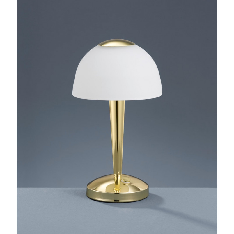Lampa stołowa Ventura - Biały/Mosiądz | Trio