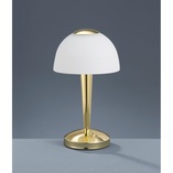 Lampa stołowa Ventura - Biały/Mosiądz | Trio