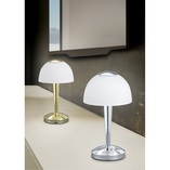 Lampa stołowa Ventura - Biały/Mosiądz | Trio