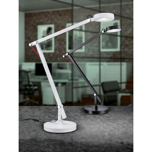 Lampa biurkowa LED Trio Amsterdam | Regulowana, Czarna
