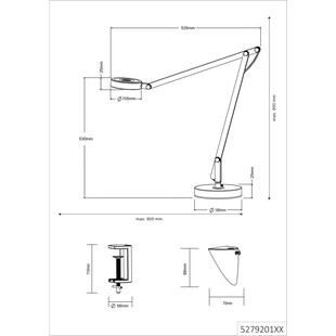 Lampa biurkowa LED Amsterdam | Trio - Nowoczesny design
