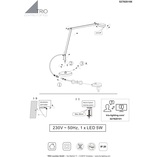 Lampa biurkowa LED Amsterdam | Trio - Nowoczesny design