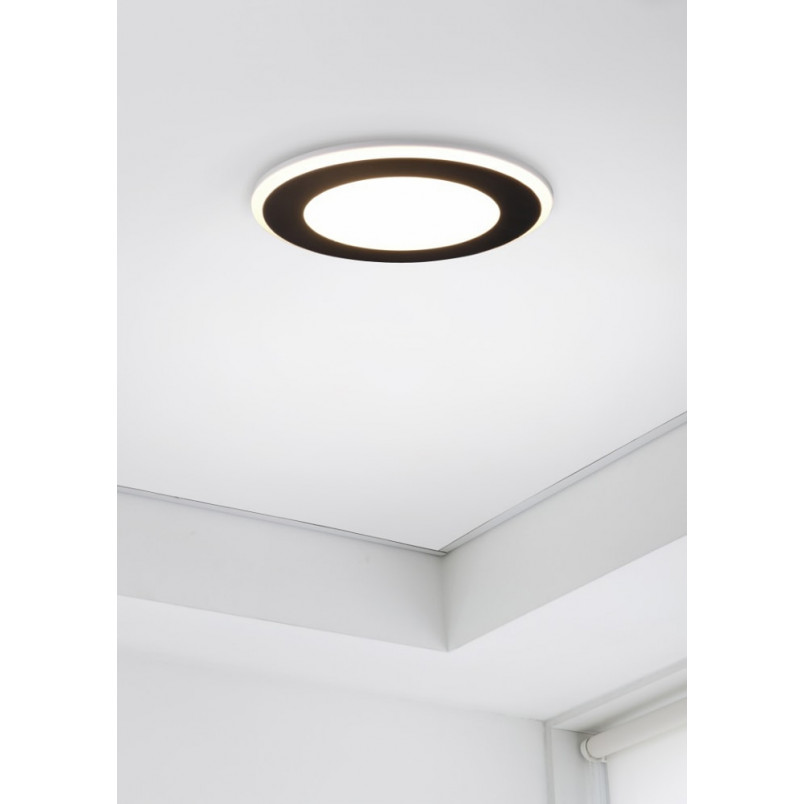 Lampa spot Trio Aura LED czarna - Nowoczesne oświetlenie
