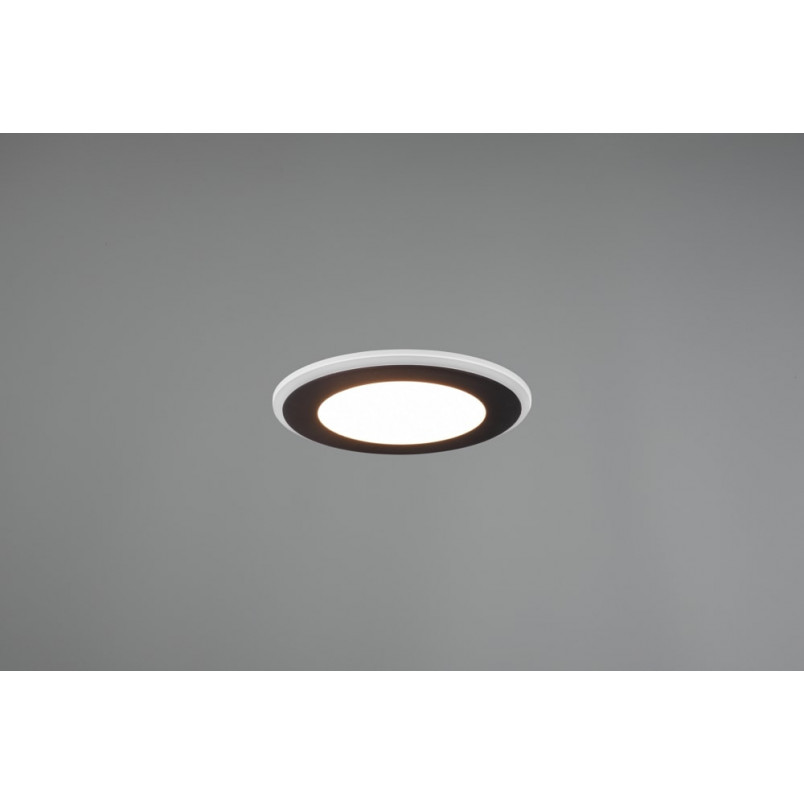Lampa spot Trio Aura LED czarna - Nowoczesne oświetlenie