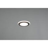 Lampa podtynkowa Aura LED Trio - czarna, 8cm - Sklep z lampami