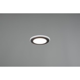 Lampa podtynkowa Aura LED Trio - czarna, 8cm - Sklep z lampami