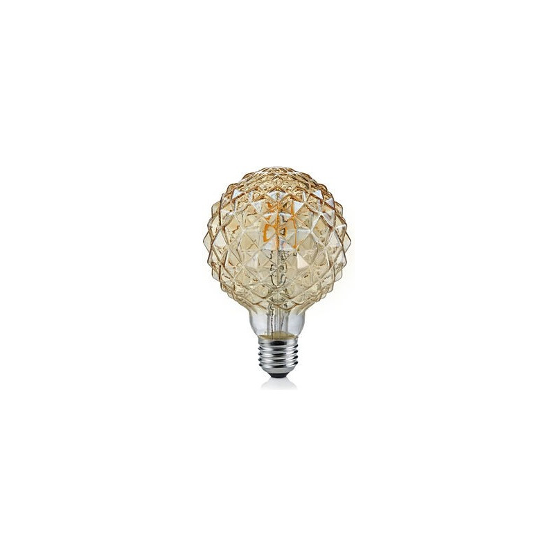 Żarówka Globe Trio E27 4W LED - Dekoracyjna, Bursztynowa